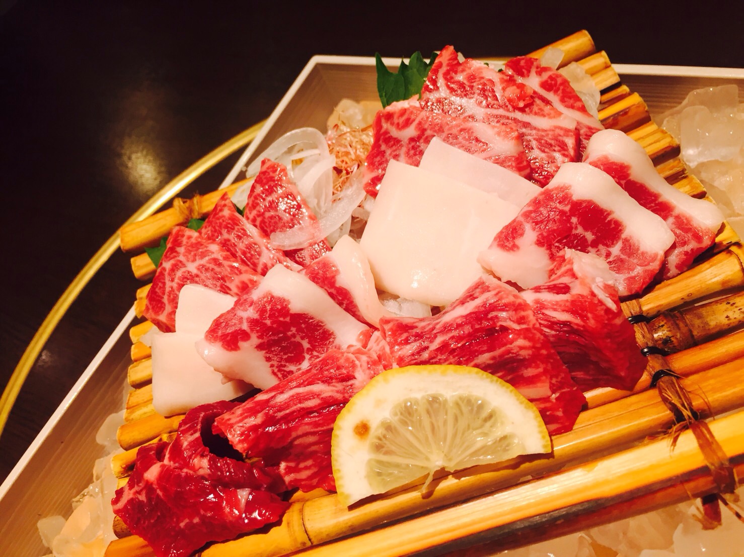 熊本の馬刺し